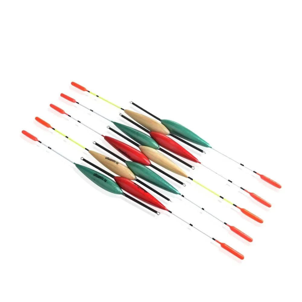 NGB 10 Uds Barguzinsky Fir flotador de pesca de carpa 5g boya flotante de cola dura Vertical accesorios de pesca Bobber - imagen 3