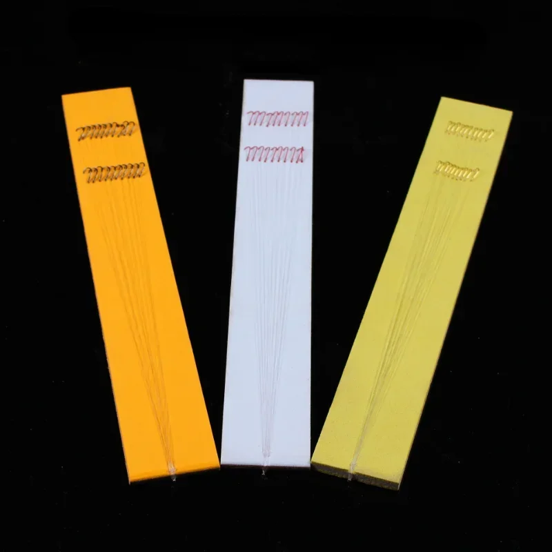 10 piezas HX1-6 #   Juego de anzuelos rojos, sedal de pesca con púas, conjunto de combinación terminada, anzuelo completo, suministros de pesca multiusos - imagen 4