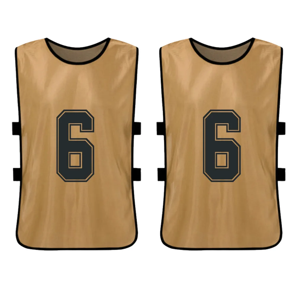 Estos piñones dorados cuentan con un número 6 en negrita para una fácil identificación.