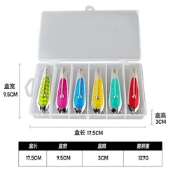 Anzuelo de pesca afilado de caballa de 13g, señuelo de metal con cuchara profunda, señuelo de juego, plantilla de curricán de atún marlin, lubina