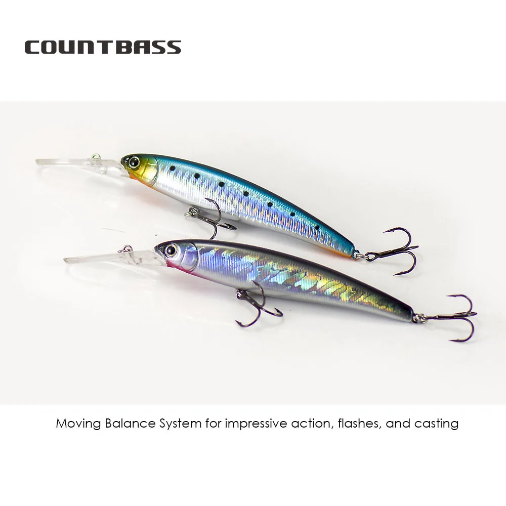 Countbass Señuelo Minnow flotante Deep Diving 110mm - imagen 3