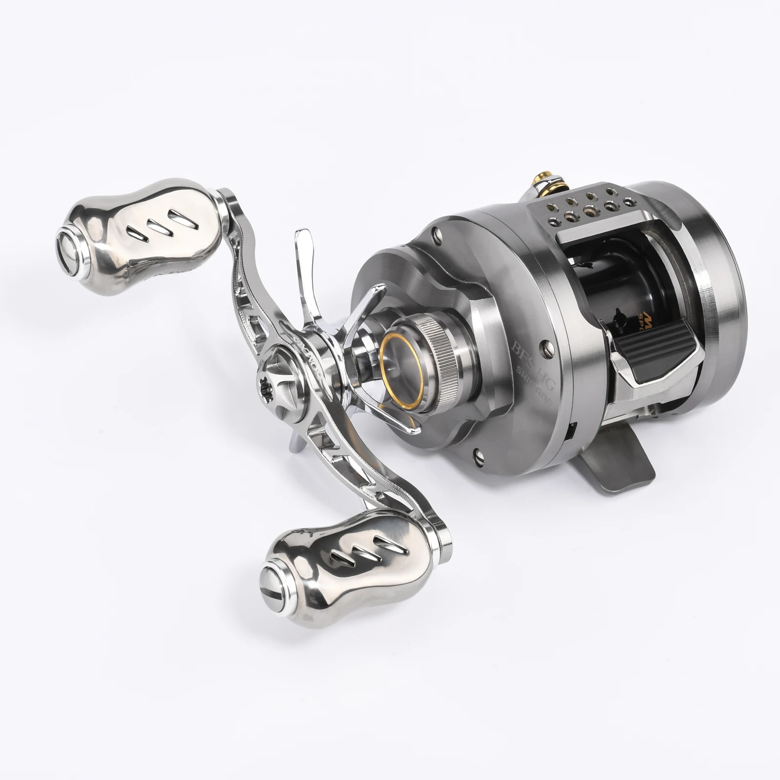 Barra de pulgar de palanca de embrague Gomexus para Shimano 21 CQ 201 101 23 CQ BFS Baitcaster carrete redondo mano izquierda - imagen 4