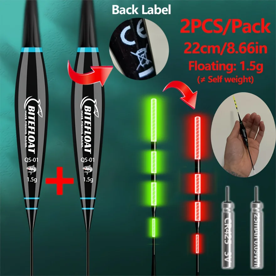 Flotador luminoso Bite Float para pesca nocturna en roca - imagen 5