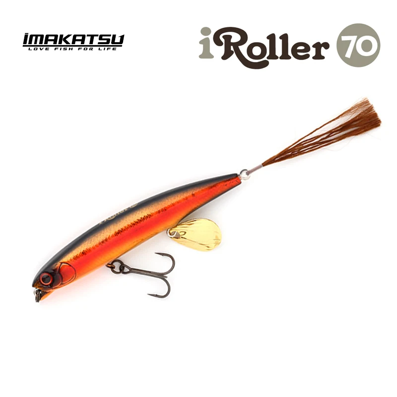 Japón Imakatsu Imae Clone iRoller70SS hundimiento lento Luya lanzamiento largo columpio lentejuelas Mino falso - imagen 3