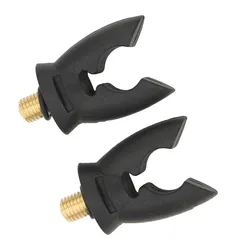 Cabezal de apoyo para caña de pescar de silicona portátil, 2 uds., forma de U, antideslizante, agarre para caña de pescar, soporte para caña de pescar, poste de mar