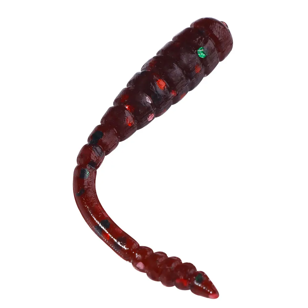 Jig Wobblers cebo de silicona 50 Uds 4,5 cm señuelo suave Señuelos de Pesca camarón gusano langosta Señuelos de Pesca de plástico suave productos de pesca - imagen 3