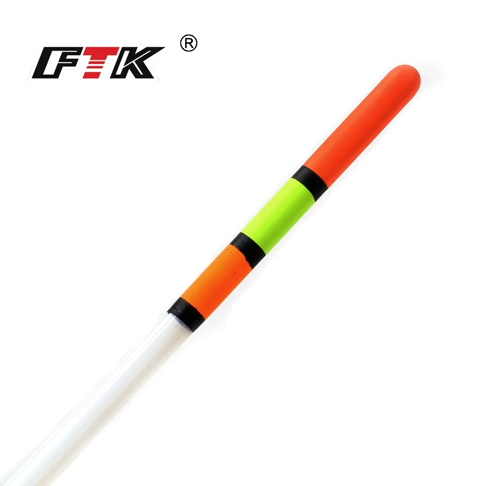 FTK 10 unids/lote 1,5/2,0/2,5/2,6/3,0G flotador de pesca de plástico transparente carpa/flotadores de pesca gruesos tubo tamaños mixtos - imagen 3