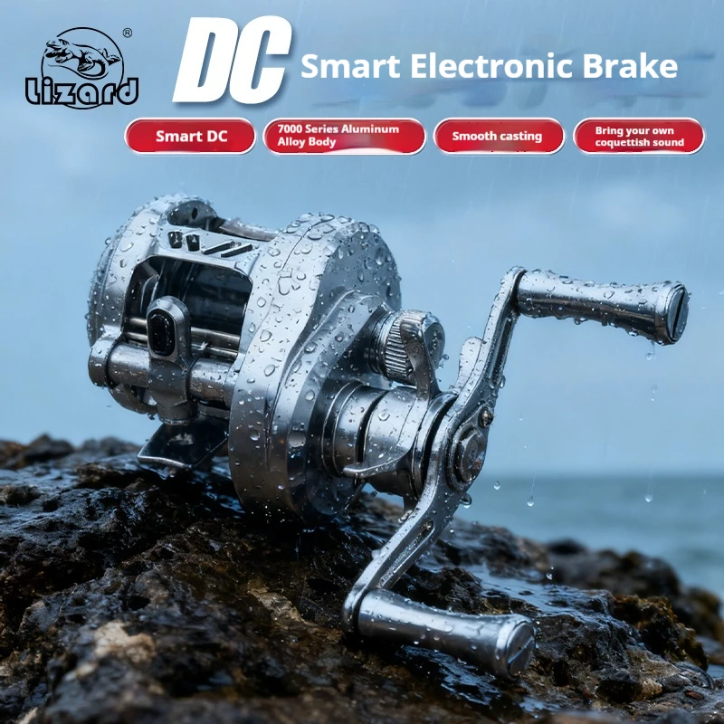 Carrete baitcasting Lizard BOKI PRO DC 7.6 para micro señuelos - imagen 2