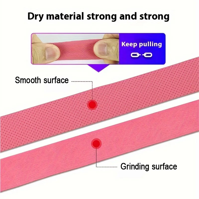 Cinta absorbente de sudor con agarre definitivo, antideslizante de alto rendimiento para cañas de pescar y raquetas, duradera, de secado rápido, 5 uds. - imagen 3
