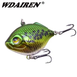 Señuelos de pesca con vibración VIB de invierno, 4,5 cm, 8,5g, Wobblers que se hunden, señuelo de lubina, cebo duro Artificial, aparejos de pesca de carpa Crankbait, 1 ud.