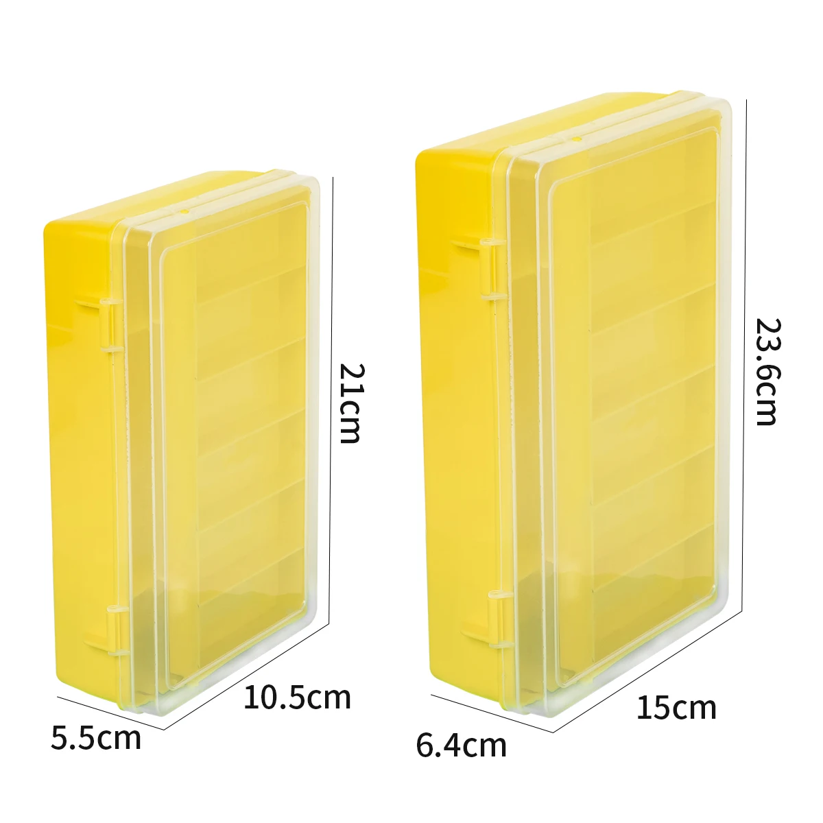 Caja de aparejos de pesca, bandeja de aparejos, caja de herramientas portátil, rejillas de almacenamiento múltiple - imagen 2