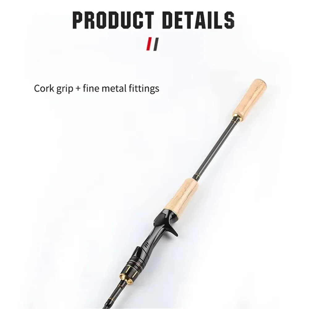 Caña de pescar ultraligera de fibra de carbono de 1,98 m, adecuada para pesca de carpa, portátil, de varias piezas, para exteriores, otoño e invierno - imagen 4