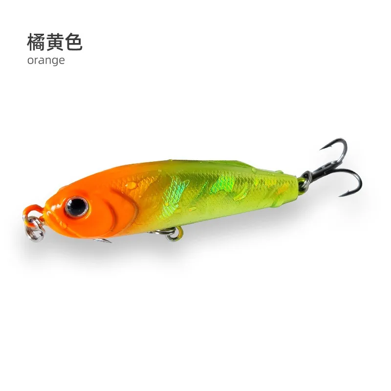 Señuelo lápiz hundido mini cebo duro ojos 3D para pesca trucha - imagen 3