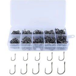 Anzuelos para carpa en acero al carbono afilados