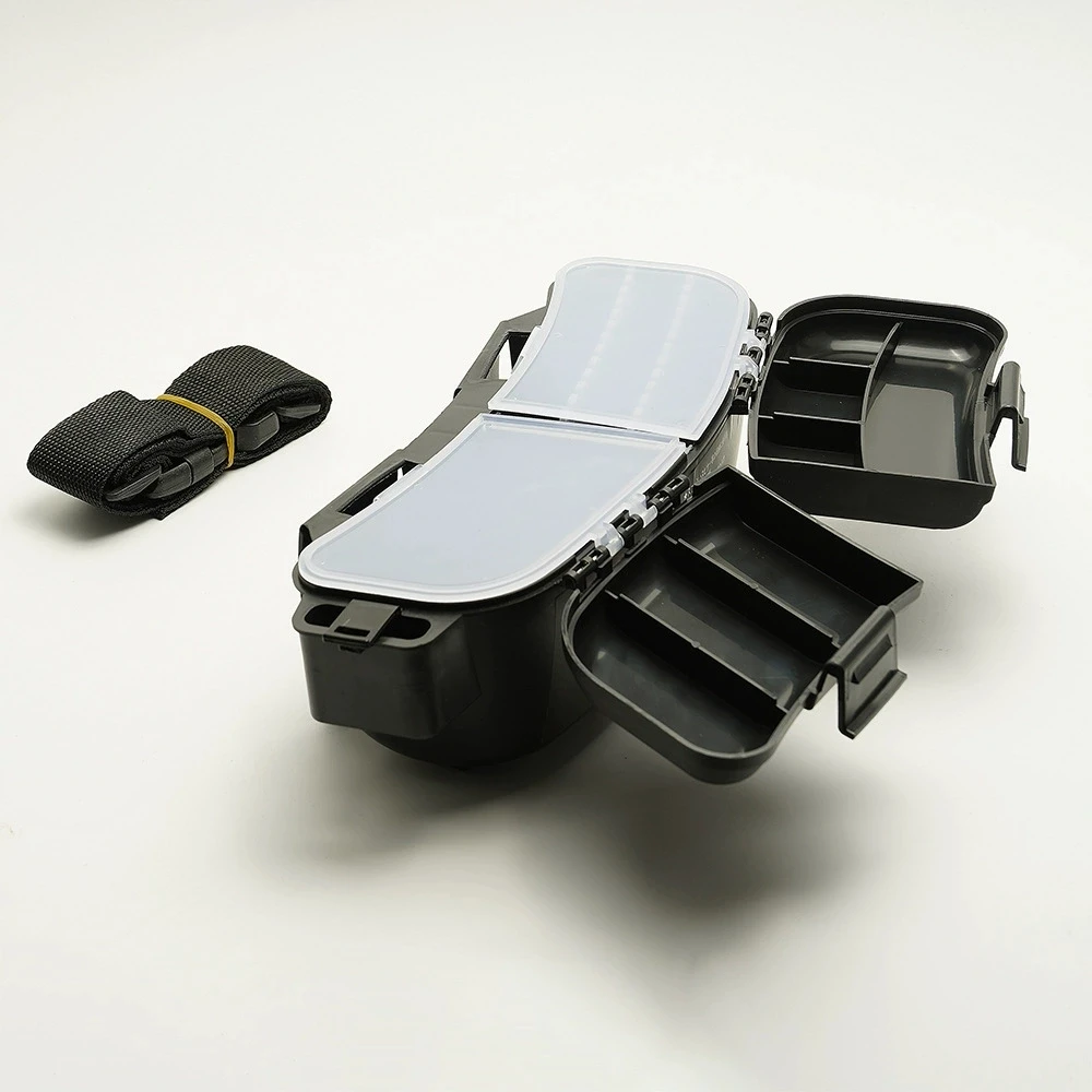 Caja de cintura, caja de cebo para pesca en roca, gusano rojo, lombriz de tierra, cebo vivo, caja de gusano de seda de arena, caja multifuncional, cebo de pesca de mar - imagen 2