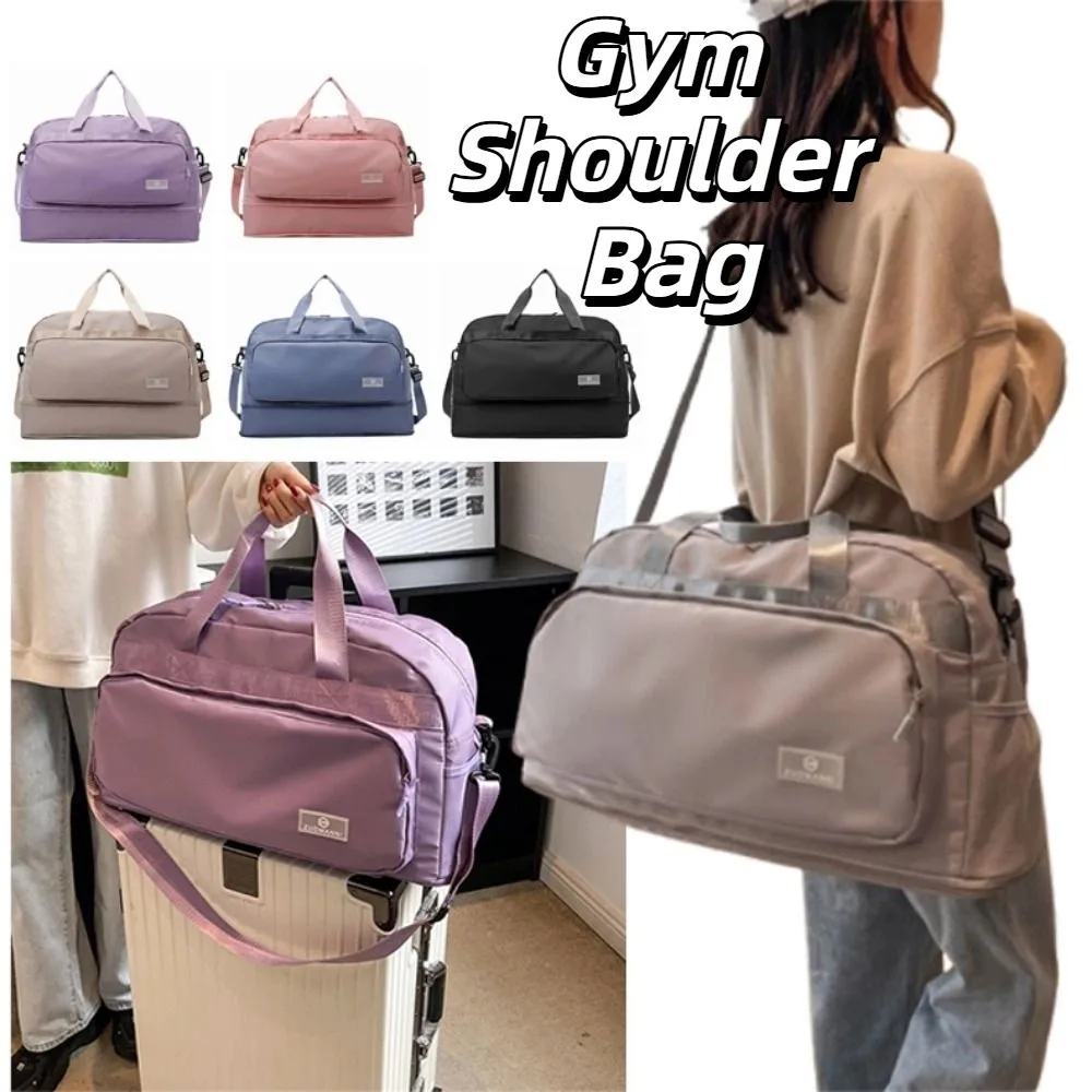 Bolsa de viaje expandible, bandolera, impermeable, bolsa de equipaje de viaje, gran capacidad, duradera, bolso de hombro para gimnasio, accesorios deportivos - imagen 2