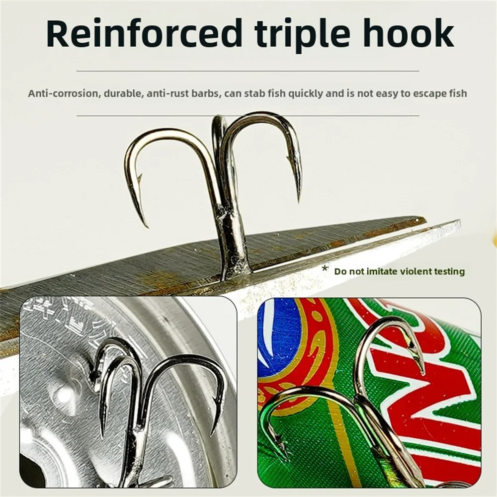 Cebo Lua de 5 piezas, cebos falsos, tractores flotantes, lazos de superficie, hélices de lápiz para freír, pesca en agua dulce, lubina, señuelo de pez negro - imagen 4