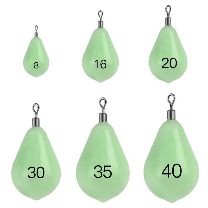 WEIHE 30g 60g 75g 112g 131g 150g plomo luminoso con carcasa de plástico blando - imagen 2