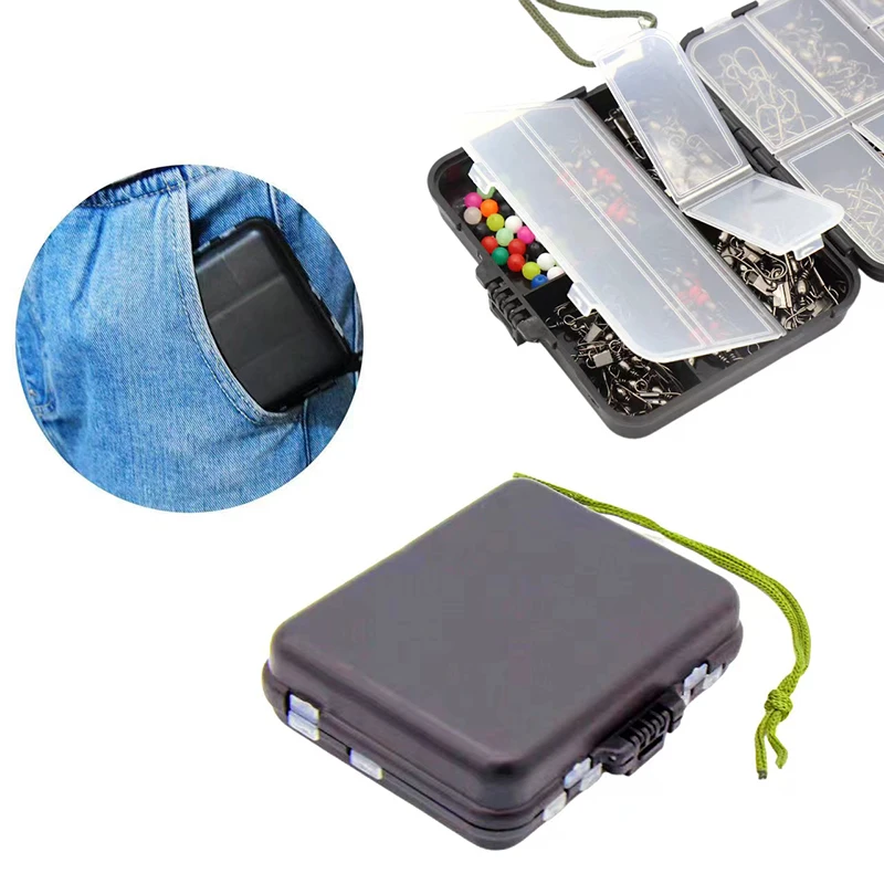 Piezas de Luya, accesorios de pesca, conjunto de equipo de pesca, conector giratorio cruzado, caja de Juego de pesca en roca, 140 - imagen 5