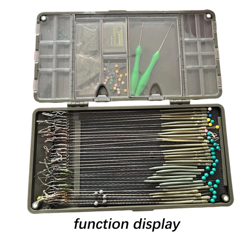 Caja de aparejos para pesca estilo europeo carpa con báscula - imagen 3