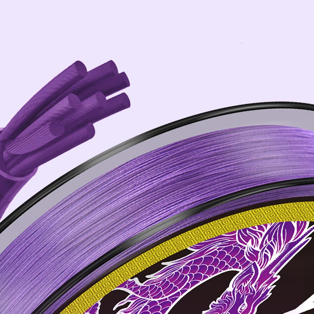 Thornsline 8X hilo de pescar trenzado Ultra fuerte de Japón hilo de pescar de PE alambre de pesca multifilamento púrpura para pesca de carpa - imagen 4