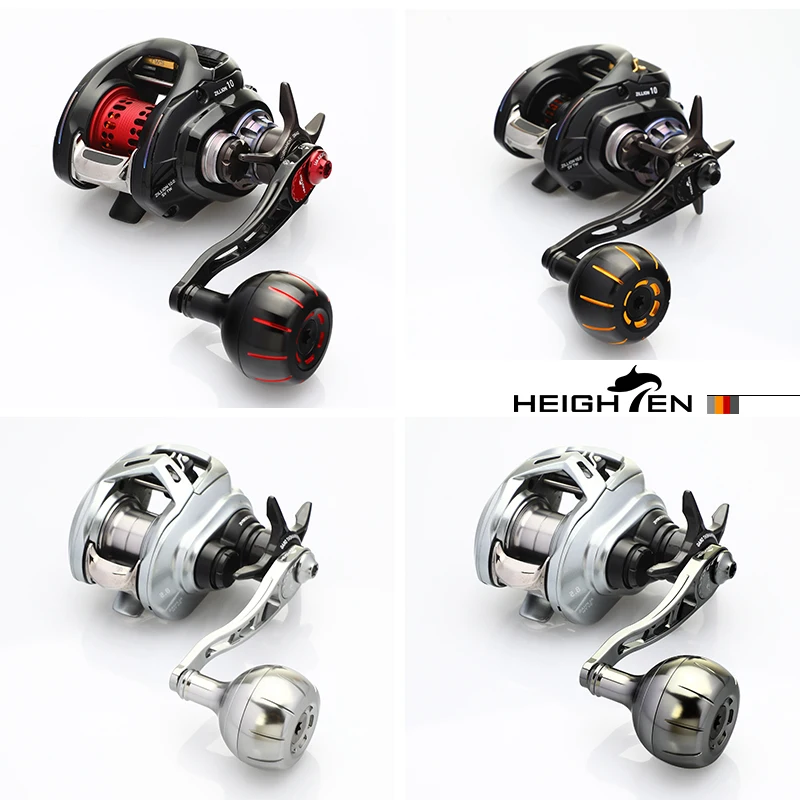 Carrete de pesca HEIGHTENBaitcasting, eje de mango único, ajustable de 65mm a 75mm con perilla de 38mm, accesorios de modificación de pesca con señuelo - imagen 3