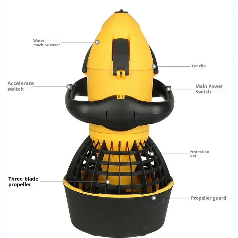 Scooter submarino eléctrico 500W – Dos velocidades para buceo
