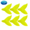 6pcs PVC yellow