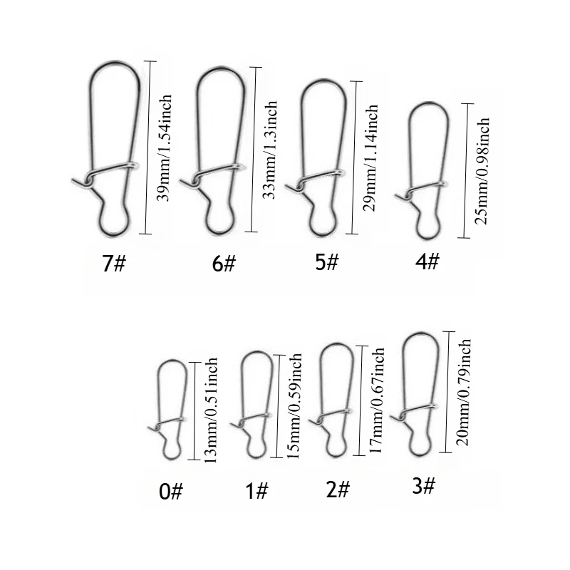 Conectores giratorios de acero inoxidable para pesca en mar y río - imagen 4