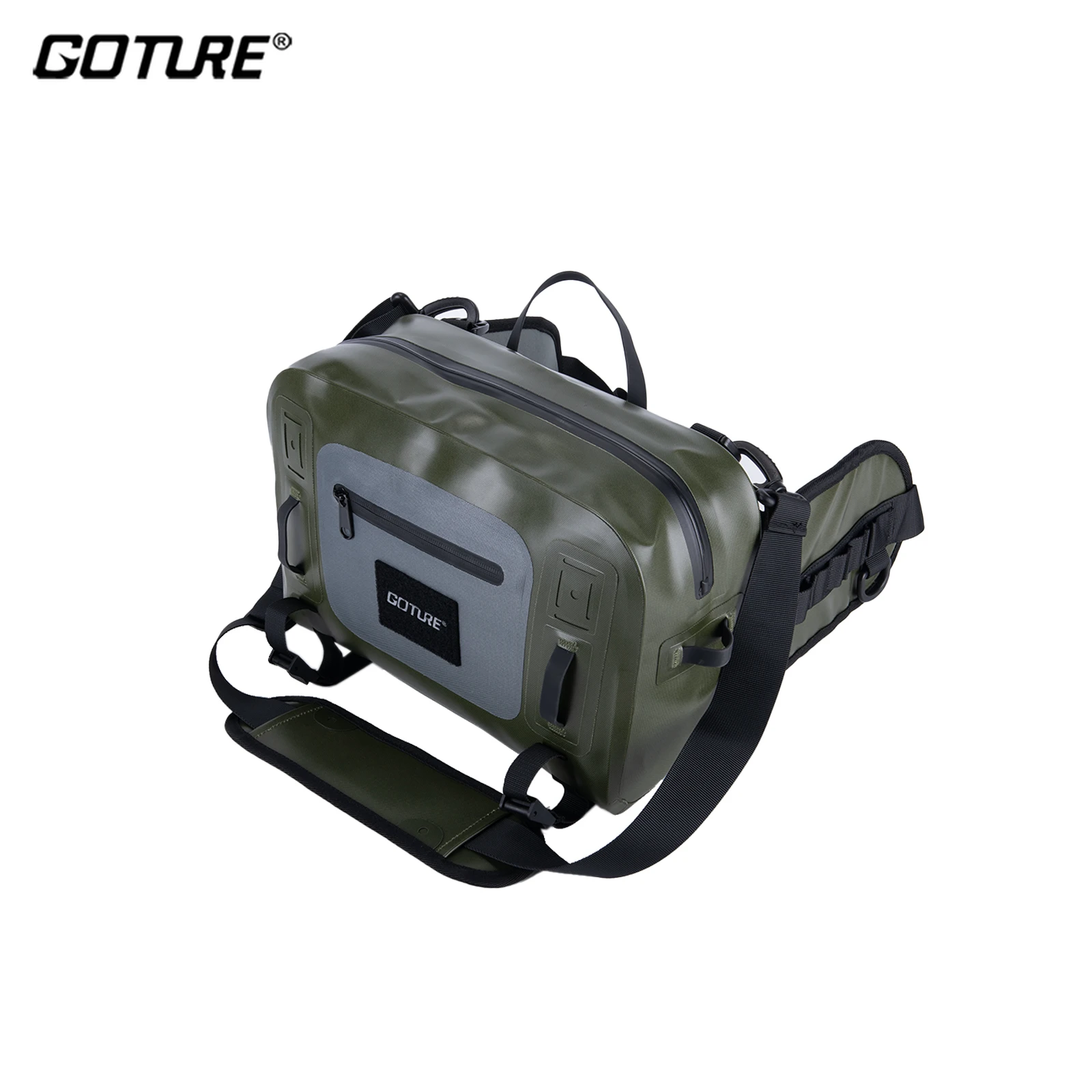Goture Bolsa de Pesca Impermeable IPX8 Riñonera Multifuncional