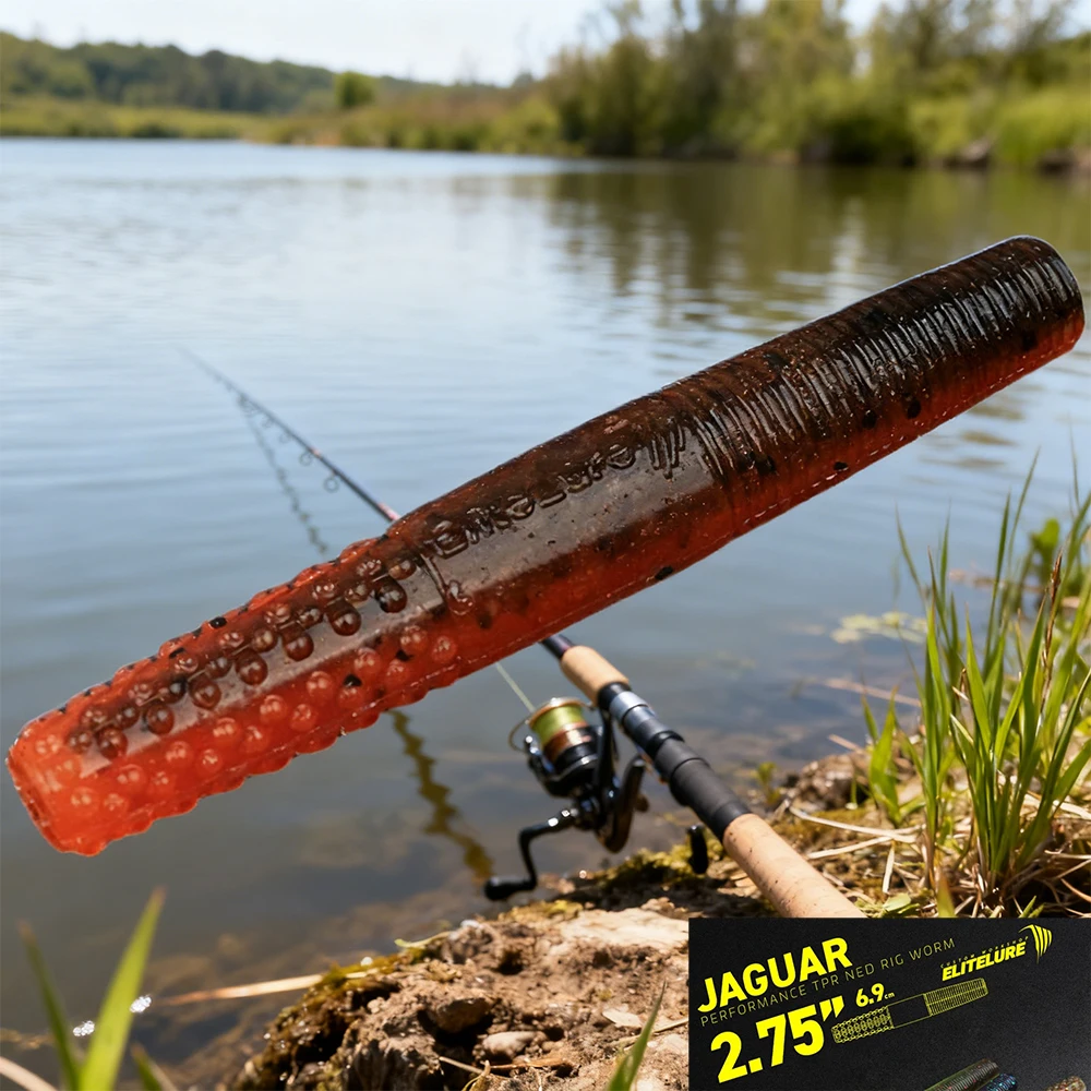 Elitelure Senko Flotante – Señuelo Suave Lubina para Texas Rig