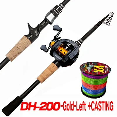 Cast Rod  Reel-Left