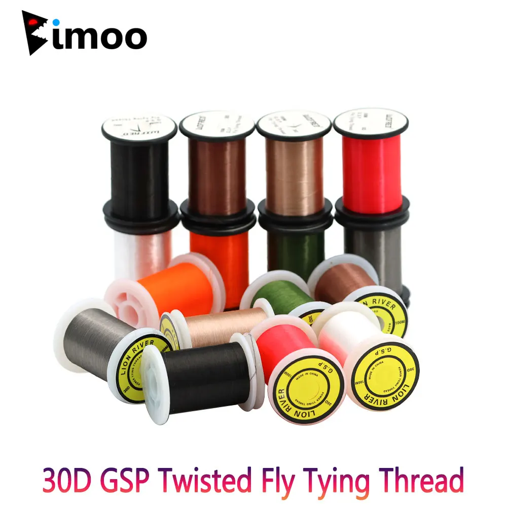 Bimoo 100m 30D GSP atado de moscas hilo de polietileno Material de atado de moscas de alta resistencia para moscas pequeñas ninfas señuelo de pesca de trucha - imagen 2