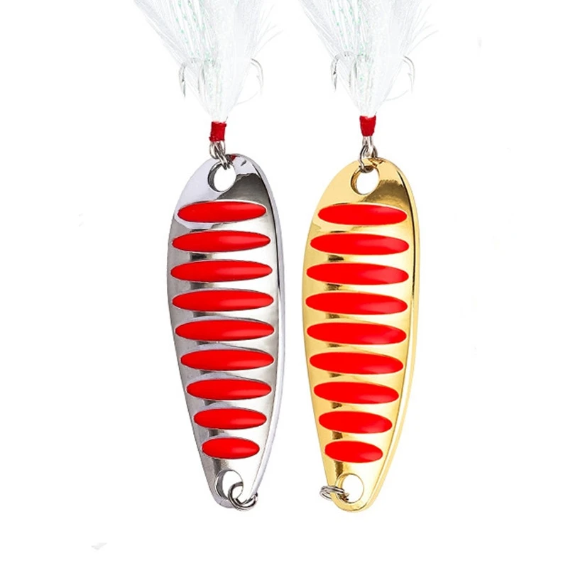 Cucharas metálicas Spinner con sonido para pesca de carpa