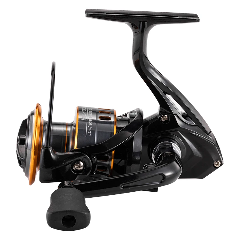 Carrete de pesca Rooblinos HE, carrete totalmente de Metal con agarre para agua salada y agua dulce, adecuado para cualquier especie de pescado, carrete giratorio - imagen 5
