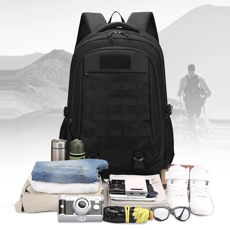 Mochila para aparejos de pesca de gran capacidad, bolsas tácticas para hombres y mujeres, deportes al aire libre, escalada, senderismo, Camping, viajes, mochilas de hombro - imagen 3