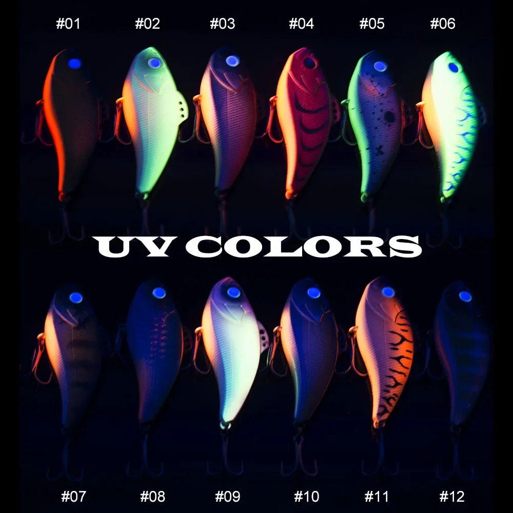 Countbass-cebo de vibración que se hunde, señuelo de pesca para pescador de agua salada, Crankbait sin labios, cebo duro Wobbler Leurre 70mm 19,2g - imagen 3