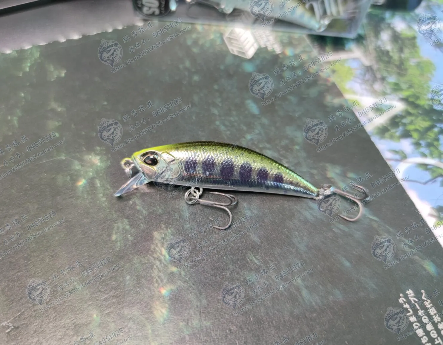 Japón DUO SPEARHEAD 50S Mino sumergido cargado 4,5 g cebo verde con punta de lanza para corriente. - imagen 5