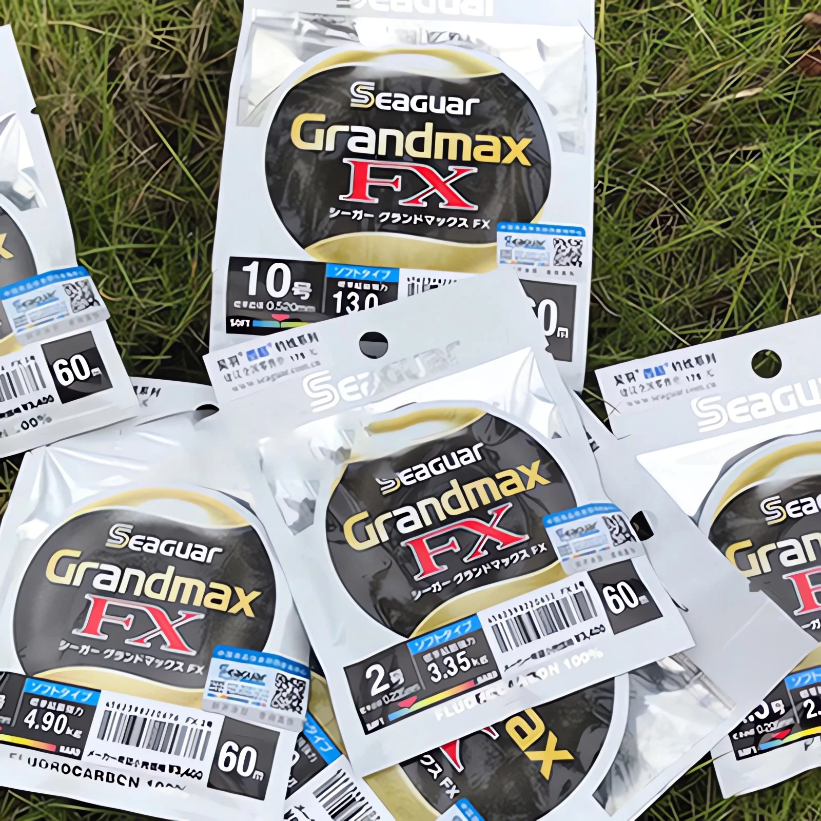 SEAGUAR GrandMaxFX 60m sedal de pesca sublínea de fibra de carbono sedal de pesca de mar resistente al desgaste 100% CARBON FLUORO - imagen 5