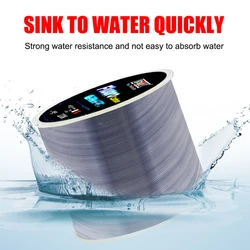 Línea de pesca de nailon, 120m, 0,14mm-0,6mm, 4,13lb-45lb, proceso de tratamiento de revestimiento de fluorocarbono, superficie de carbono, accesorios de pesca