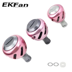 EKFan-perillas de mango de carrete de pesca de aleación de aluminio, proceso CNC, 30/35/40MM para carretes giratorios, accesorio de aparejos de pesca