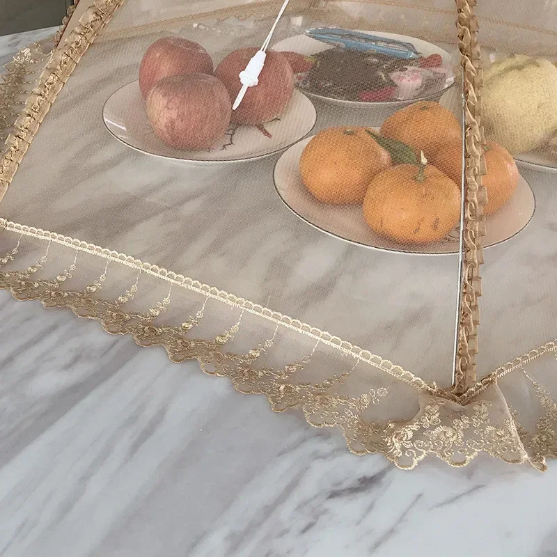 Nueva tienda plegable con cubierta de malla para alimentos, mesa de comedor para el hogar, mostrador de cocina, paraguas antimosquitos para verduras, cubierta para alimentos a prueba de insectos - imagen 3