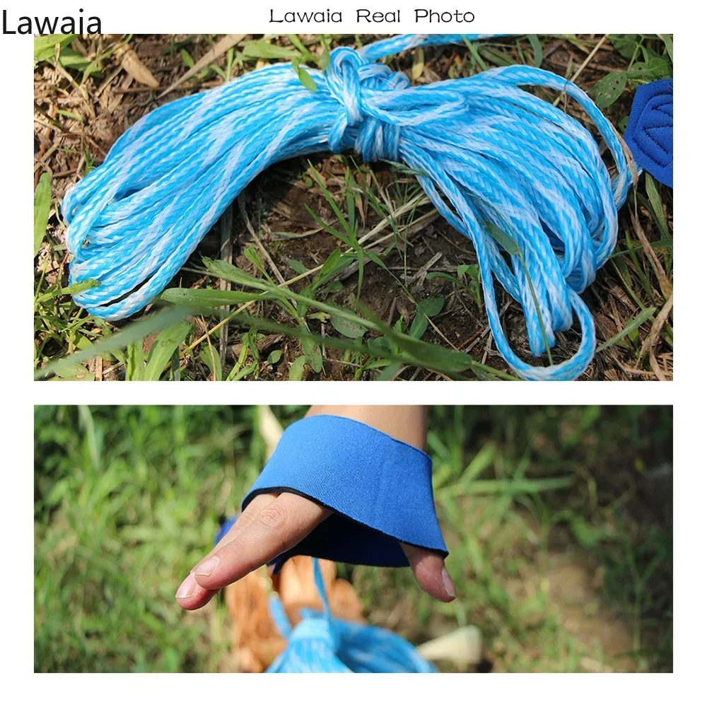 Lawaia-colgantes de acero y hierro fundido con agujero profundo, gran oferta, anillo azul de rejilla, malla pequeña de estilo americano, red de fundición de peces - imagen 5