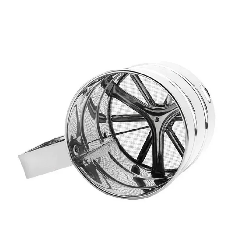 Nuevos coladores de alimentos, herramientas de polvo, filtro de mano de acero inoxidable, colador, tamiz de harina, agitadores, herramientas de conveniencia de cocina - imagen 4