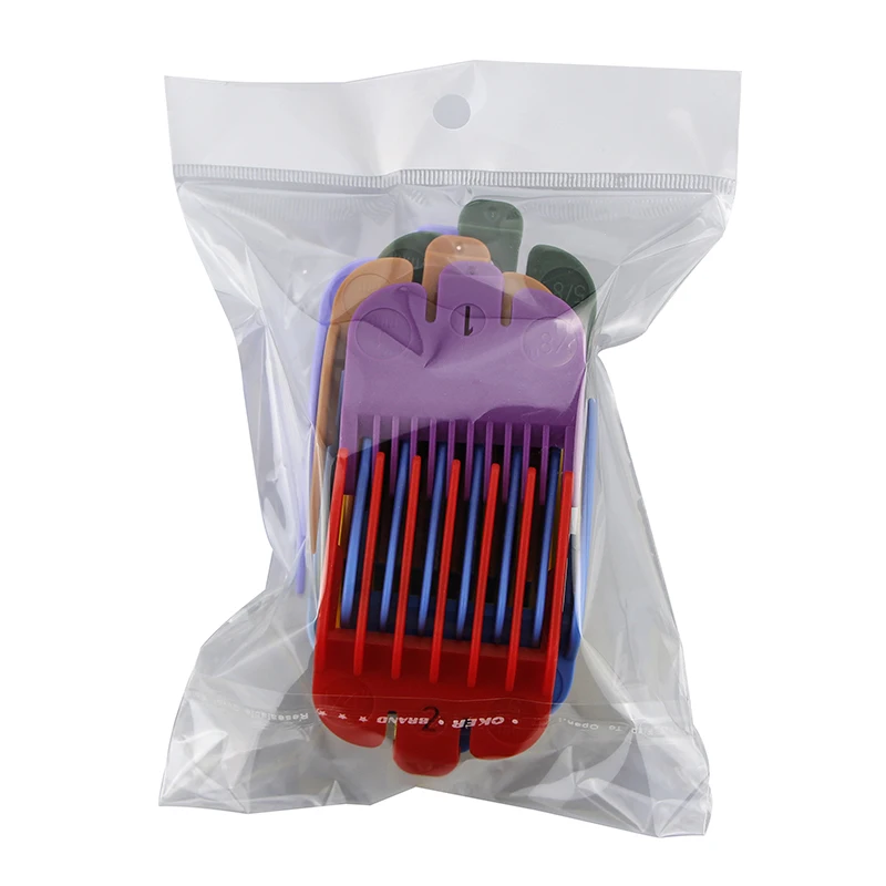 Kemei-peine guía de límite para cortadora de pelo, herramienta de corte de varios tamaños, accesorio de tamaño, reemplazo de peluquero, colorido, caliente - imagen 2