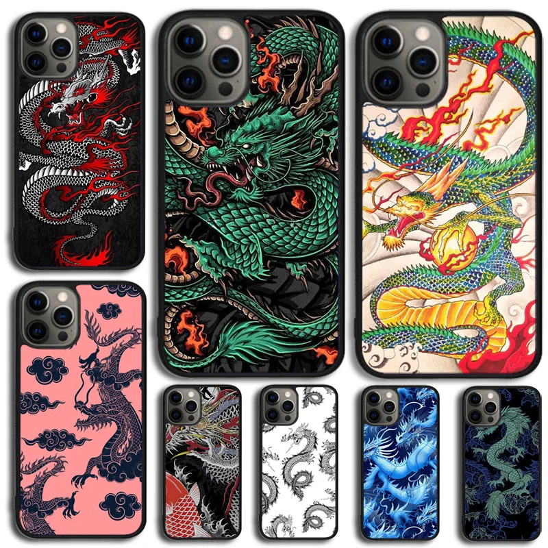 Funda iPhone con estampado dragón – Protección Apple todos los modelos - imagen 4