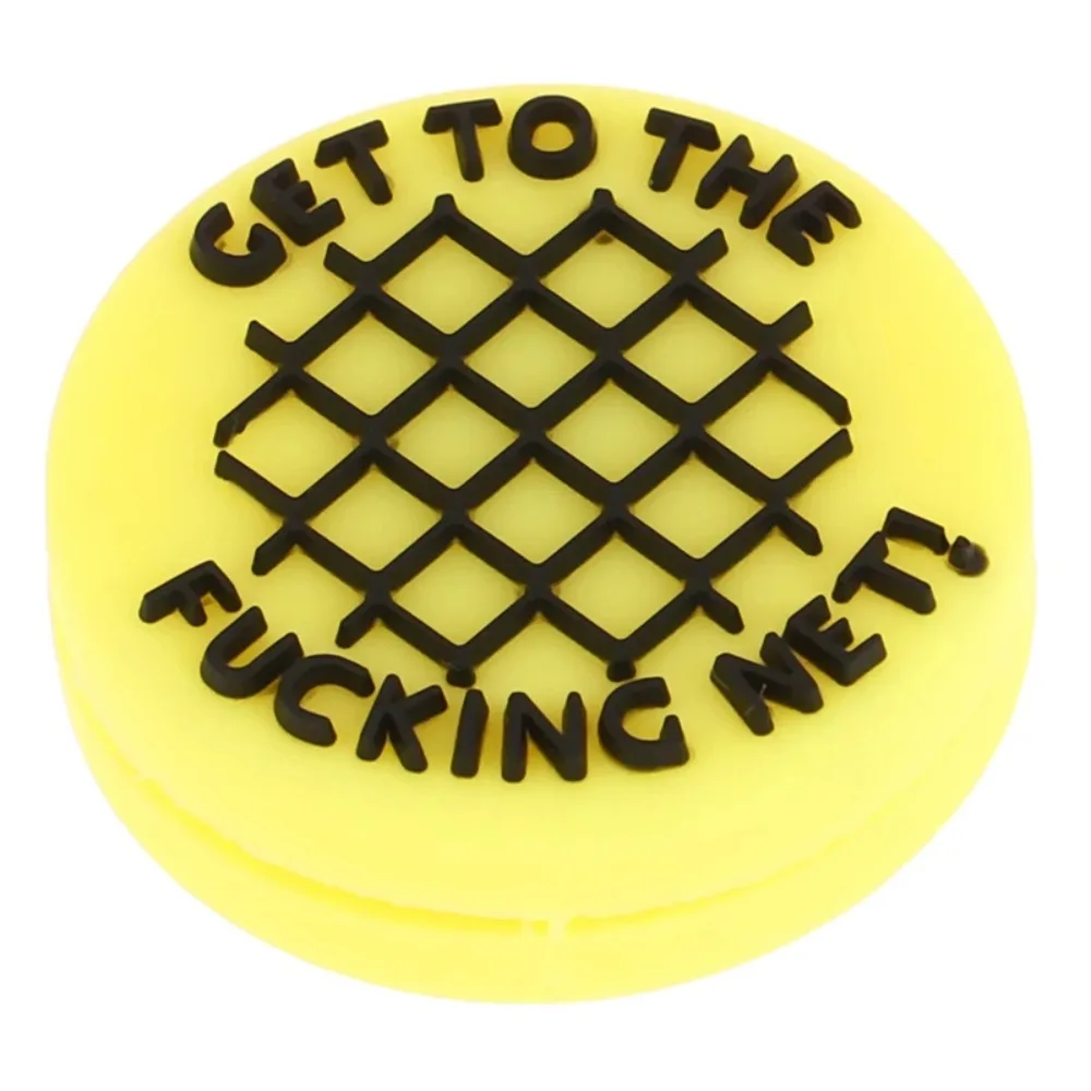 Amortiguador de silicona para raqueta de tenis, nuevo eslogan divertido, amortiguador de vibración, regalo único - imagen 4