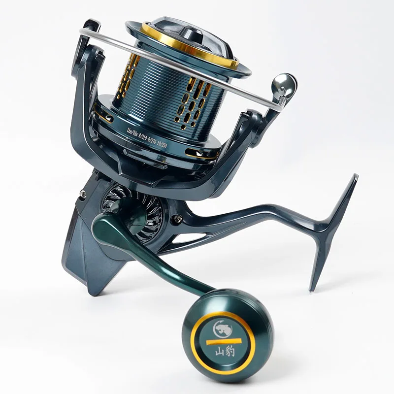 Carrete de pesca de mar LD 13BB 4,8:1 relación de engranaje carrete de Jigging arrastre máximo 25KG carrete giratorio anticorrosión descenso lento PE10 # -350M - imagen 4