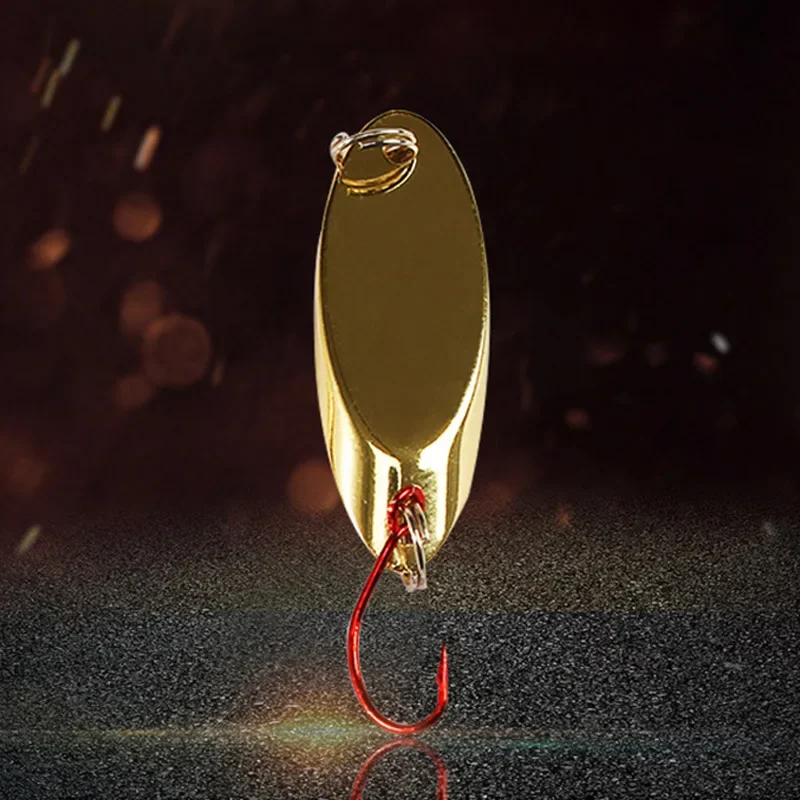 Nuevo 1 Uds señuelo cuchara Señuelos de Pesca Pesca Wobblers Spinner cebos Shads lentejuelas Metal jigging para Pesca de carpa Topwater Isca Bass - imagen 5