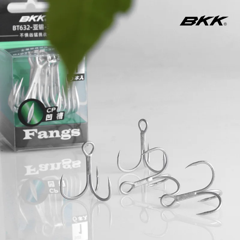 Anzuelos de pesca triples con colmillos BKK BT632 6063-3X-CP - imagen 4